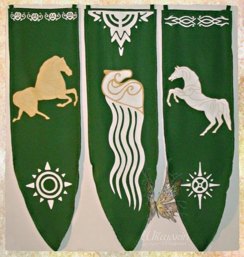 Imagen 4 de 8 de Estandartes Señor De Los Anillos Lord Of The Rings Tolkien