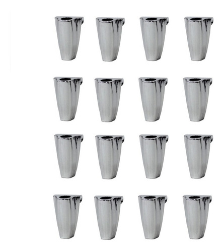 Paquete De 16 Ganchos Power Beat Para Bombo Cromadoc X-6/cw