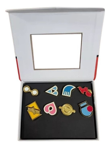 Set De Insignias Liga Pokémon Gimnasio Region De Johto