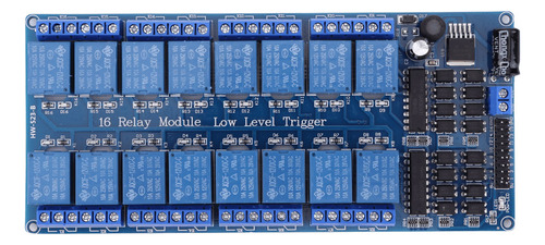 . Módulo De Relé De Alimentación De 16 Canales, Placa De .