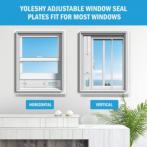 Yoleshy Kit Portátil De Ventana De Aire Acondicionado Con Ac