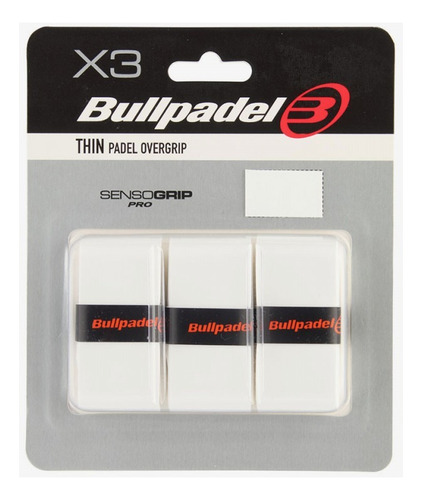 Overgrip Padel Bullpadel 3 Unidades Blanco