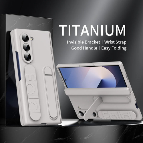 Funda De Teléfono Para Samsung Z Fold 6, 5, 4, 3, Eje, Bisagra, Soporte, Soporte, Película Protectora Zfold4, Todo Incluido, Anticaída