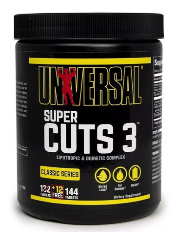 Adelgazante Y Quemador De Grasas Super Cuts 3 Universal