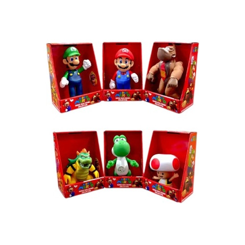 Muñecos De Mario Bros Bowser Mario Luigi Yoshi Toad