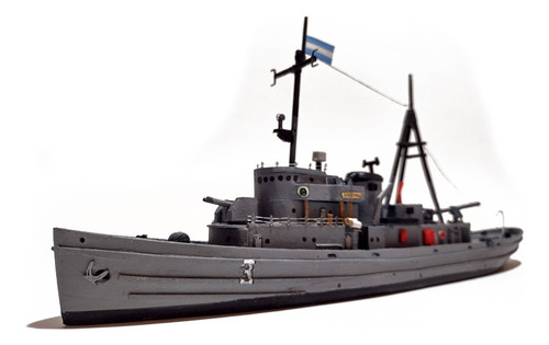 Maqueta Artesanal: Ara Gurruchaga (a-3) / Escala 1.200 Gris Oscuro