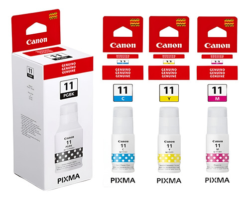 Kit Tinta Original Canon Gi-11 Gi11 G3160 G2160 -04 Cores