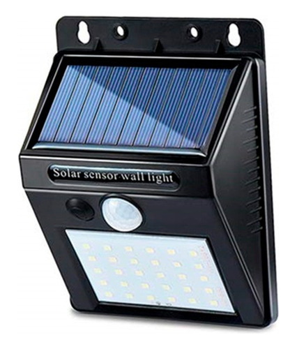Foco 20 Led Solar Hogar Sensor Movimiento Exterior Rondon