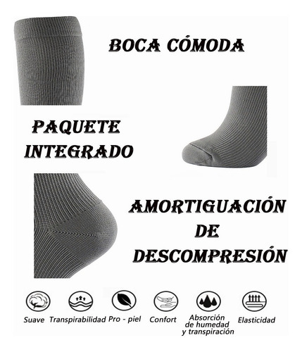 Medias Calcetas Compresión Alivia Varices Y Circulación 8pcs