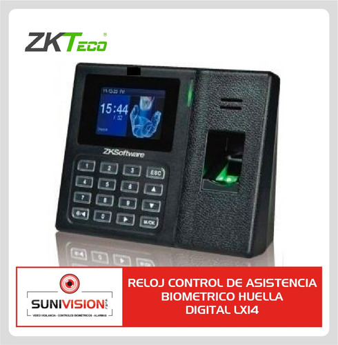 Reloj Control De Asistencia Biometrico Huella Digital Lx14