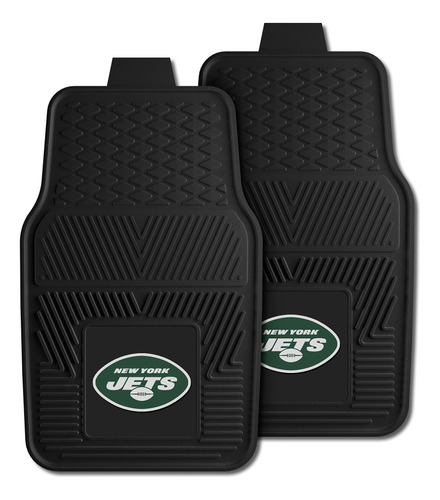 Fanmats  New York Jets - Juego De 2 Alfombrillas De Vinilo .