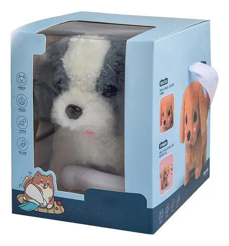 Cachorro Robot Realista 2025 – Perro De Peluche Que Ladra Y Camina Como Uno De Verdad, Juguete Interactivo Suave Y Portátil