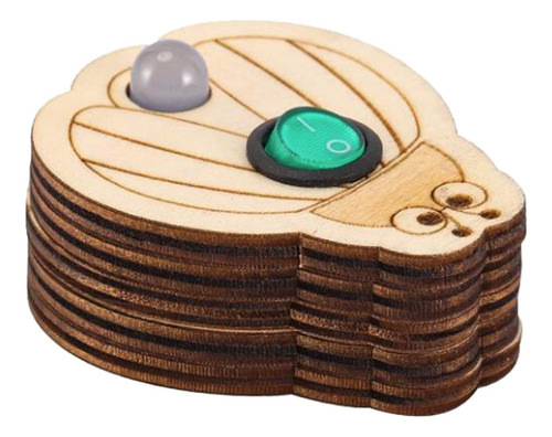 Tablero Sensorial De Madera Con Interruptor De Tablero