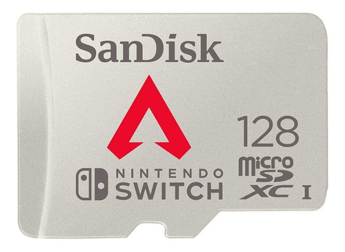 Imagen 1 de 6 de Memoria Micro Sd 128gb Sandisk Nintendo Switch Oficial Apex