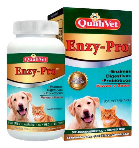 Enzy Pro Vitaminas Mejora Proceso Digestivo X 60 Tabletas