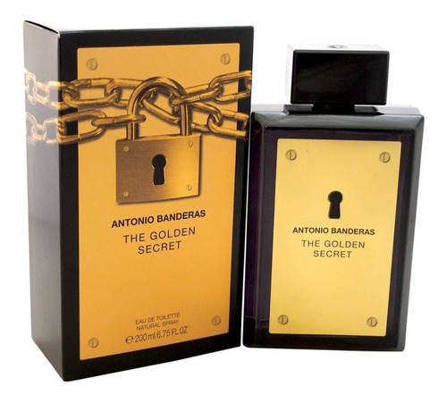 Perfume Hombre The Golden Secret Antonio Banderas Edt 200ml