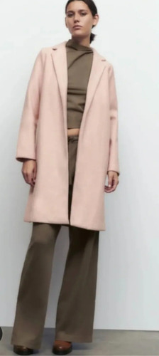 Saco Tapado Zara Rosa