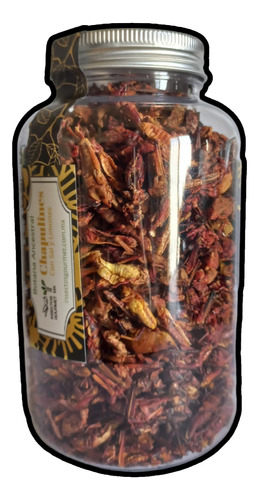 Botana De Chapulines Gourmet 1/2 Lt