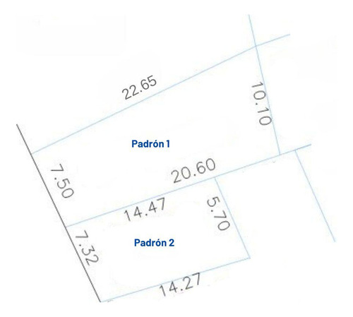 Venta 2 Padrones En Cordón Sur
