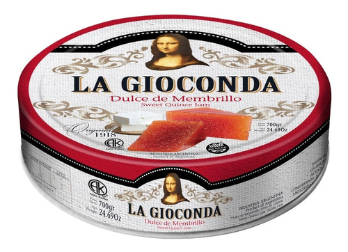 Dulce De Membrillo X700g En Lata - La Gioconda (6 Unidades)