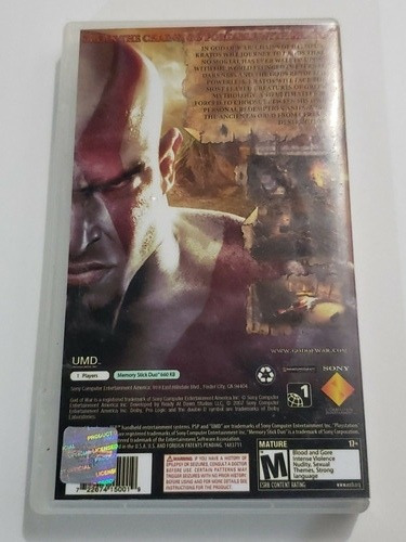 Imagem 2 de 5 de God Of War Chains Of Olympus - Umd Psp Mídia Física Usado