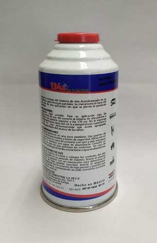 Gas Refrigerante Para A/A Ecom R134a 340gr