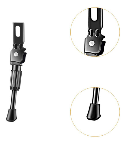 Caballete De Bicicleta Para Niños, Negro 18 Pulgadas