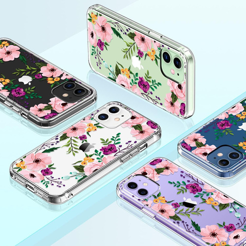 Giika Para iPhone 12 Mini Case Con Protector De Pantalla, Cl