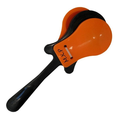 Imagen 10 de 10 de Castañuelas De Plástico Mxp Cwh01 Con Mango