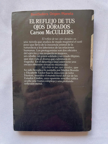 El Reflejo De Tus Ojos Dorados C Mccullers (Usado)