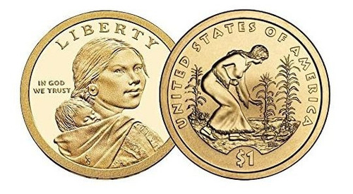 Imagen 2 de 2 de Moneda (mujer Sembrando)