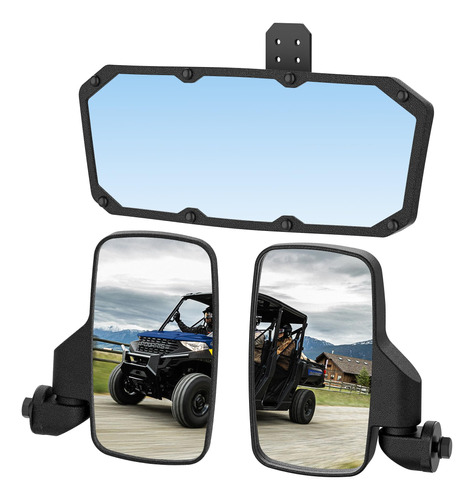 Juego De Espejos Utv Para Polaris Ranger 2015-2022, Espejos