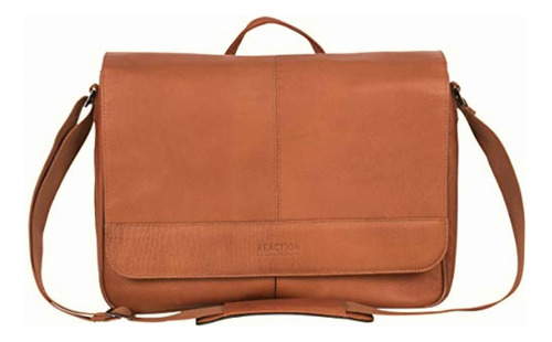 Kenneth Cole Reaction Risky Business Messenger Funda Cruzada Color Coñac