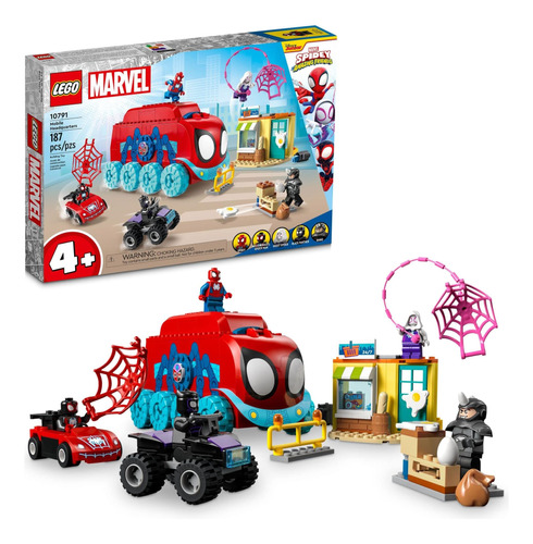 Set De Construcción De La Sede Móvil Del Equipo Spideys De L