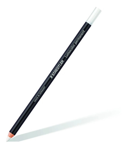 Lapiz Staedtler Glasochrom Permanente Lumocolor Blanco