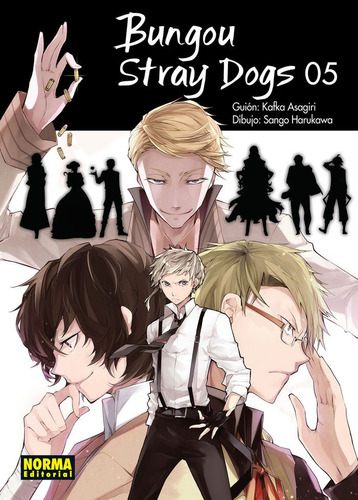 Bungou Stray Dogs 5, De Asagiri, Kafka. Editorial Norma Editorial, S.a., Tapa Blanda En Español