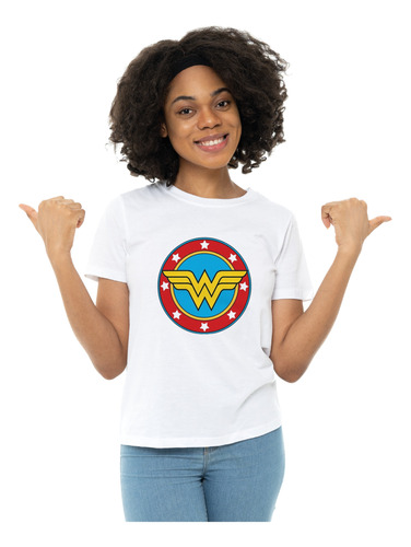 Playera Mujer Maravilla, Logo, Comics, Wonder Woman