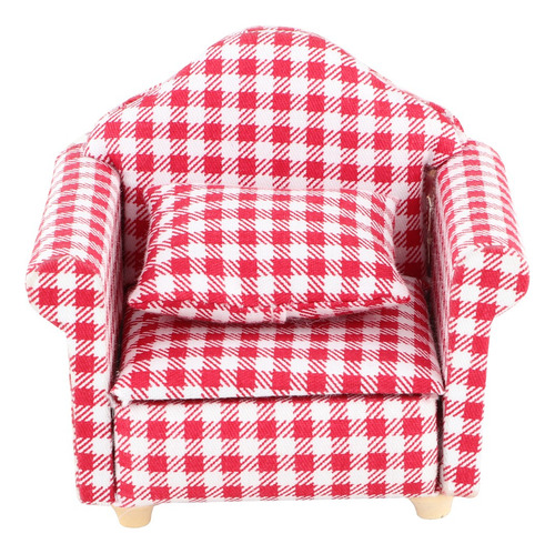 Almohada De Sillón Individual En Miniatura De 1:12 Pulgadas