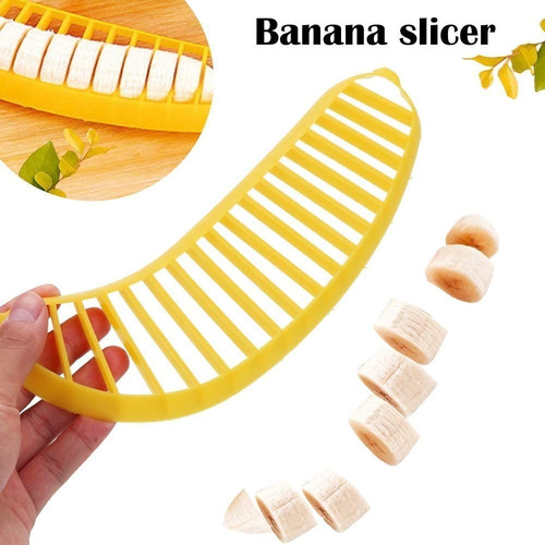Imagen 3 de 10 de ¡ Rebanador Banana Rodajas Banano Cereales Ensalada Niño !!