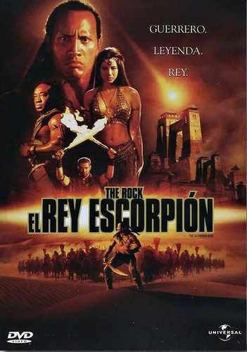 Dvd El Rey Escorpion - Dwayne The Rock Johnson Kelly Hu