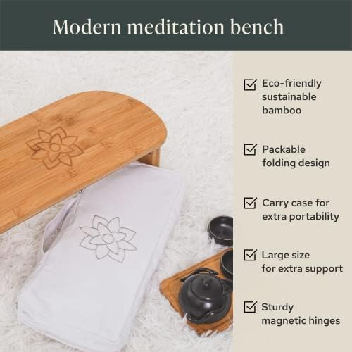 Banco De Meditación Plegable Moderno Y Consciente - Banco De