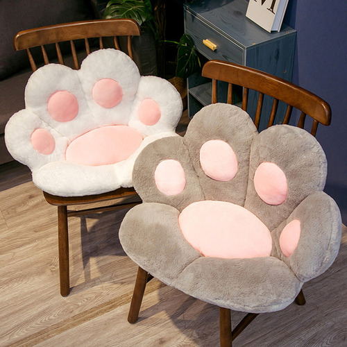 Cojín De Asiento De Dibujos Animados Forma De Pata De Gato