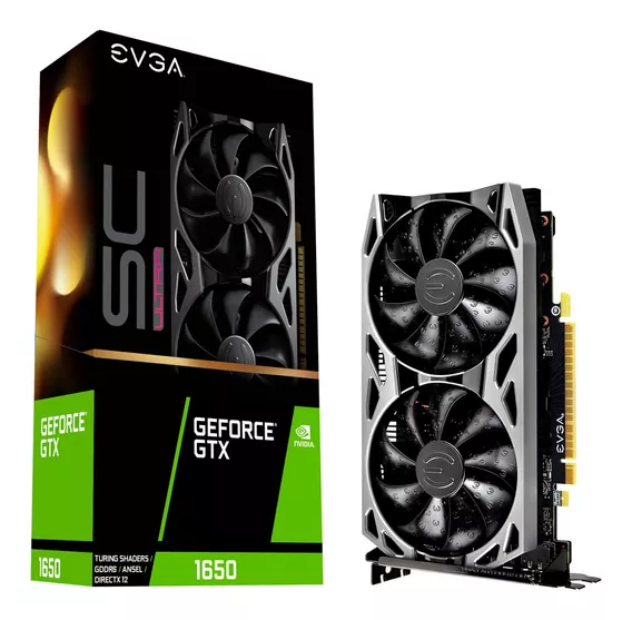 Placa De Video Nvidia Evga Geforce Gtx1650 Sc Ultra 4gb Gddr