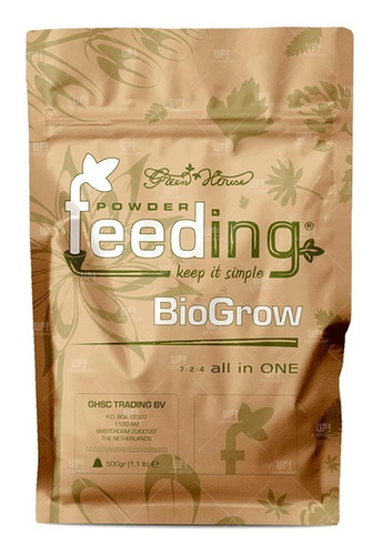 Powder Feeding Biogrow Fertilizante Sales 500 Gr - Up! Grow