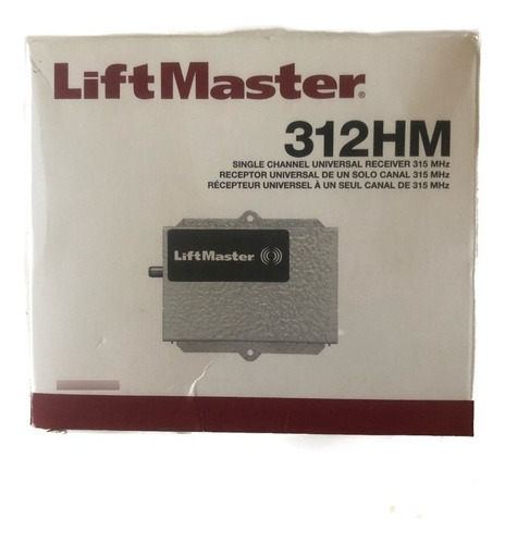 Receptor Liftmaster/merik Coaxial Frecuencia 315 Mhz 312hm