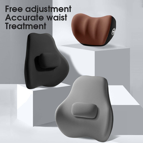 Cojín De Soporte Lumbar Para Vehículo De Soporte Negro