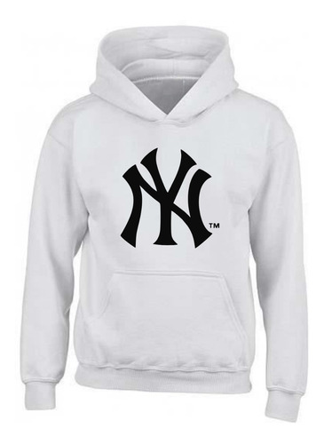 Buzo  New York Con Capota Hoodies Buso Saco