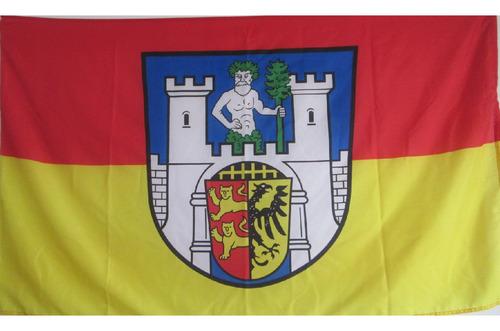 Bandera Alemania Bad Harzburg Doble Faz Tamaño 90cm X 150cm