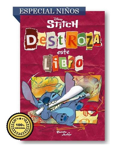 Stitch Destroza Este Libro -disney (100% Original) 