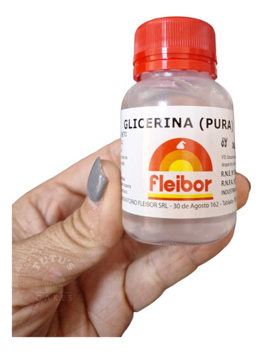 Glicerina Pura Vegeltal Fleibor X 60cc Reposteria